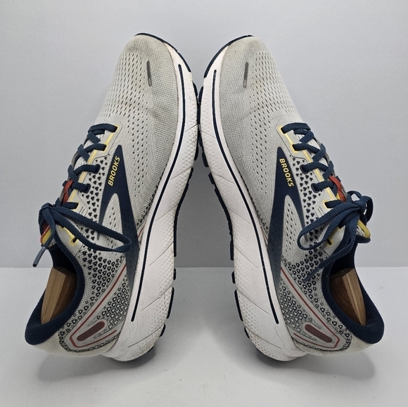 Brooks | Ghost 14 teal gray sporty low-top running sneakers | MENS 11.5 - Picture 9 of 11